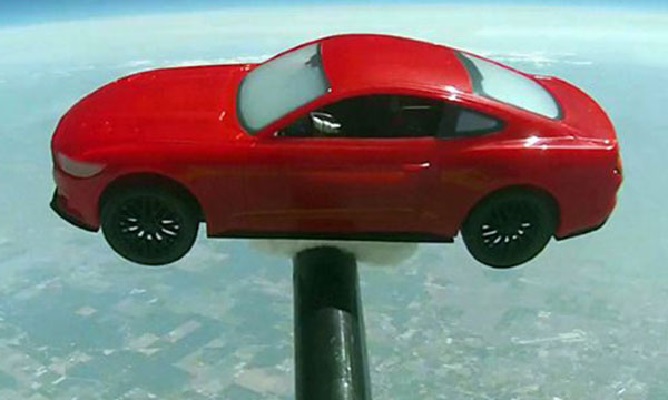 2015 Mustang In Space-Launched