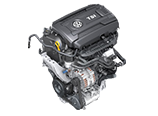 Reconditioned VW Golf Engine